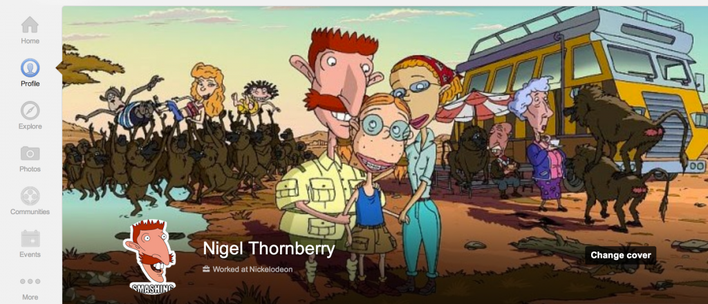 A visually appealing G+ profile page G+ banner:profile picture