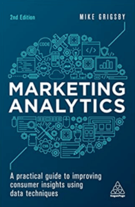 Marketing analytics book cover