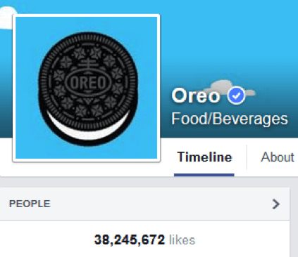 Oreo Facebook Page