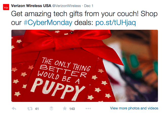 Verizon Wireless CyberMonday