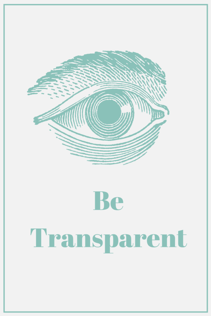 Collecting Personal Information Transparently