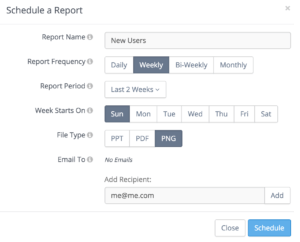 Google Analytics Scheduled Reports Rival IQ