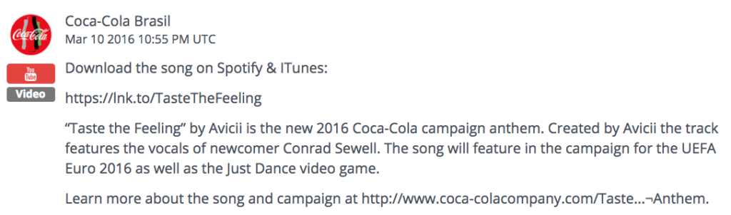 Coca-Cola Social Post