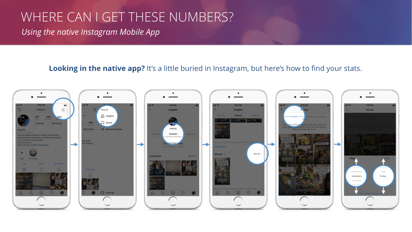 how to get instagram stories metrics in the instagram app