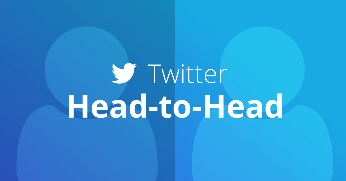 Twitter Head-to-Head Social Report