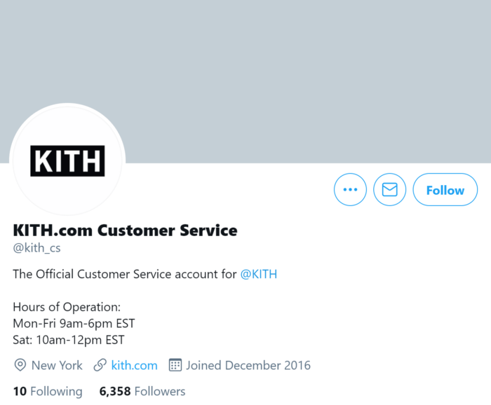 kith twitter