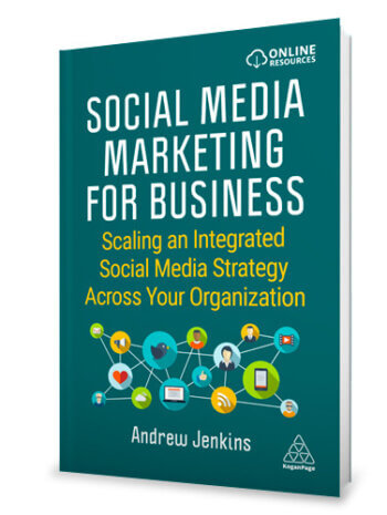 Social media marketing for business book cover image