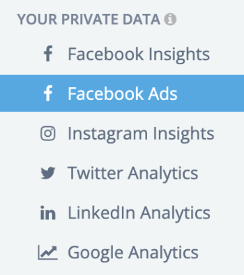 Facebook Ads tab in the Rival IQ dashboard.