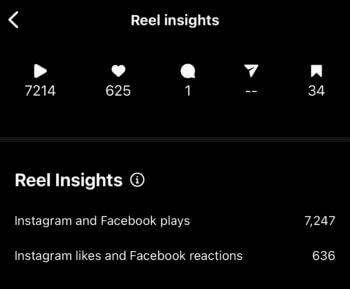 Instagram Reel Insights